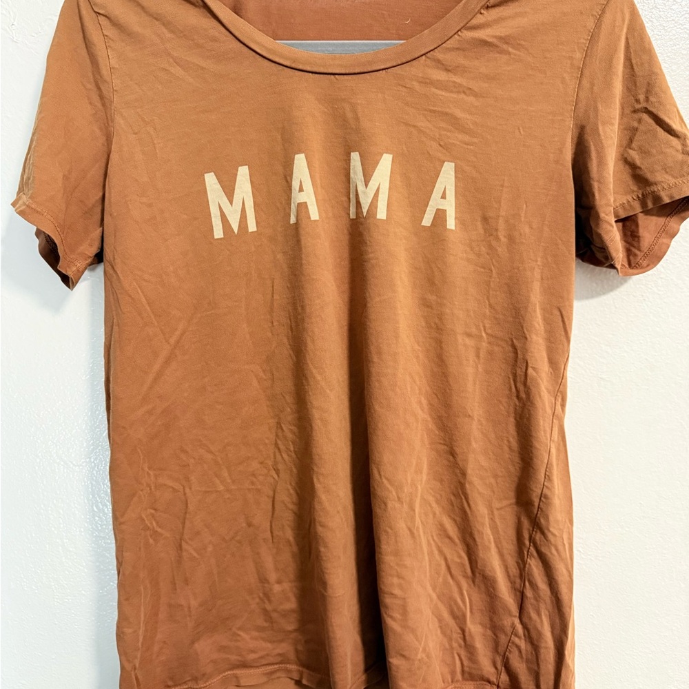 Brown 'MAMA' Graphic T-Shirt